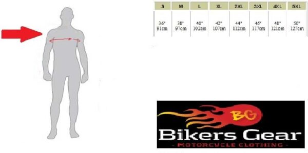 Motorradjacke Australian Bikers Gear gewachstes Leder Used-1