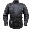 Motorradjacke Australian Bikers Gear gewachstes Leder Used-0