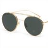 Belstaff Brillengestell Sonnenbrille Clip On Gold Damen