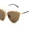 Belstaff Brillengestell Sonnenbrille Delmere Gold Clip On