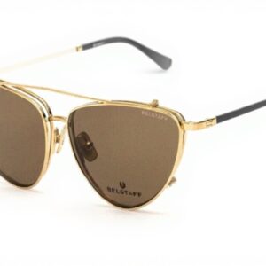 Belstaff Brillengestell Sonnenbrille Delmere Gold Clip On