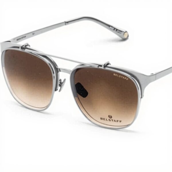 Belstaff Sonnenbrille Damen Clip On anthrazit Ø 55 mm