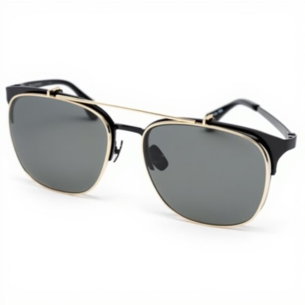 Belstaff Brillengestell Sonnenbrille Damen Schwarz Gold Clip