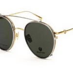 Belstaff Sonnenbrille JAGGED-CLIP-ON-DORADO-GRIS 53 mm