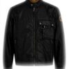 Belstaff Café Racer Jacke Herren Baumwolle Blouson Schwarz