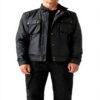 Belstaff Racemaster Wachsjacke Herren Schwarz winddicht