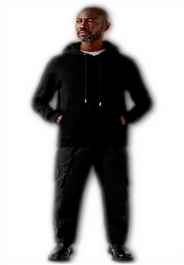 BELSTAFF Hoodie Herren Schwarz Baumwolle Langarm