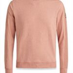Belstaff Sweatshirt Transit Herren Bouclé-Fleece Grün Rosa