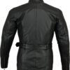 Bikers Gear Motorradjacke Leder Used Look Schwarz-1