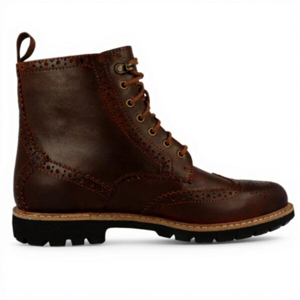 Clarks Herren Chelsea Boots Leder Stiefel Dark Tan Lea