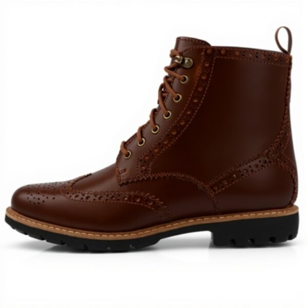 Clarks Herren Chelsea Boots Leder Stiefel Dark Tan Lea