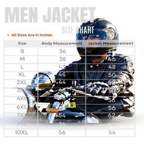 Classic Vintage Bikers - Motorradjacke - Gewachstes Leder - Schwarz Used Look - L