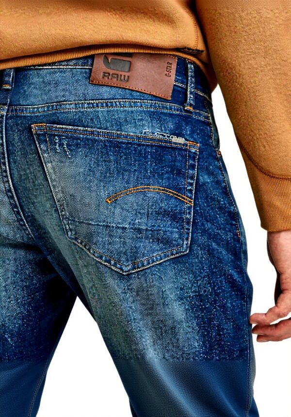 G-Star Herren Slim Jeans 3301 Anliegender Bund Schmales Bein