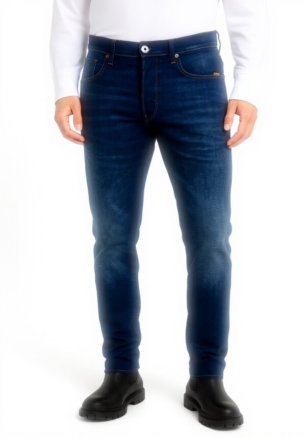 G-Star Herren Slim Jeans 3301 Anliegender Bund Schmales Bein