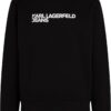 Karl Lagerfeld Jeans Sweatshirt Herren Logo Design Schwarz-4