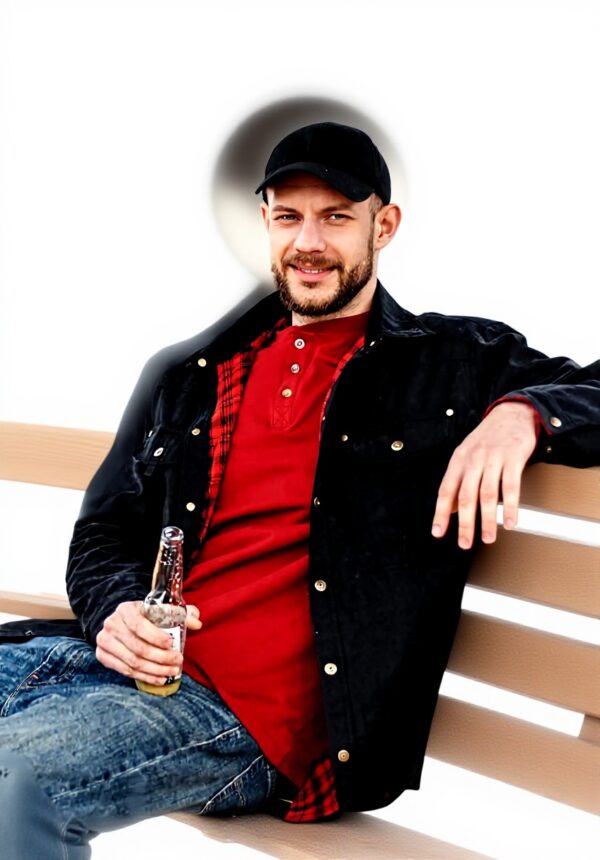 Mr.Stream Herren Flanellfutter Jacke Western Cowboy