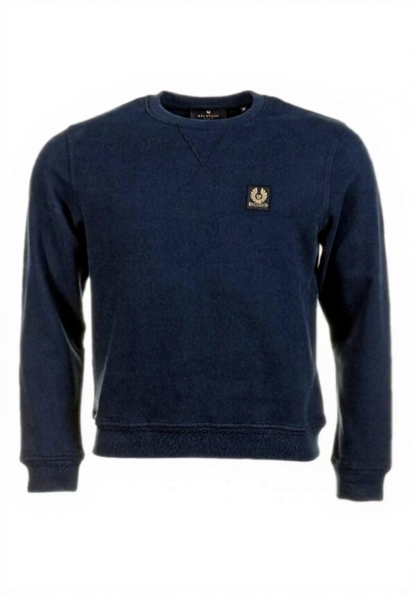 Belstaff Sweatshirt Herren Baumwolle Bouclé Marineblau