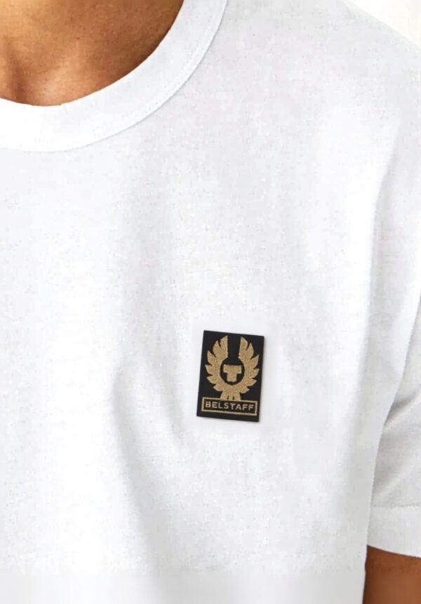 Belstaff Herren T-Shirt Phoenix Baumwoll-Jersey Weiß