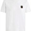 Belstaff Herren T-Shirt Phoenix Baumwoll-Jersey Weiß