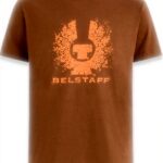 Belstaff Herren T-Shirt Pixel Phoenix Logo Baumwolle