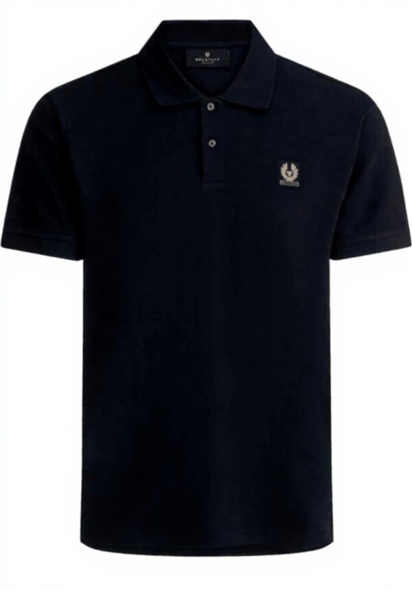 Belstaff Poloshirt Kurzärmlig Marineblau Baumwolle Herren