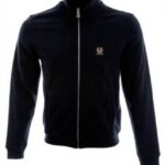 Belstaff Sweatshirt Marineblau Reißverschluss Herren