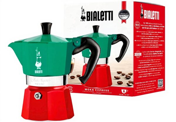 Bialetti Moka Express Espressokocher Aluminium Italienischer