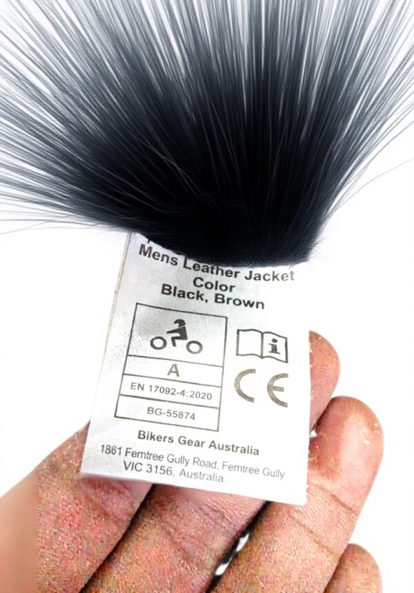 Bikers Gear Motorradjacke Leder Vintage wasserabweisend