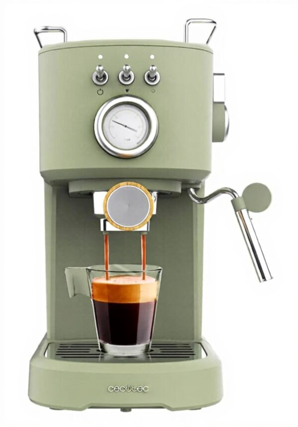 Cecotec Espressomaschine Retro Green 1100 W, 20 bar