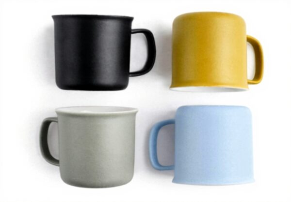 IBILI Espressotassen Set 4 bunt Steingut spülmaschinenfest