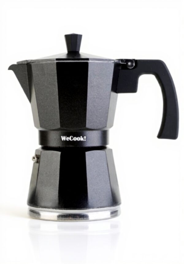 WECOOK! Luccia Espressokocher Induktion, 6 Tassen Aluminium