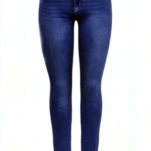 ONLY Damen Skinny Soft High Waist Jeans Black-0
