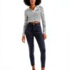 DeFacto Damen Jeans High Waist Stretch Blau-3